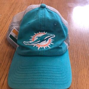 Miami dolphins hat, new logo, Florida state flag stitched on side